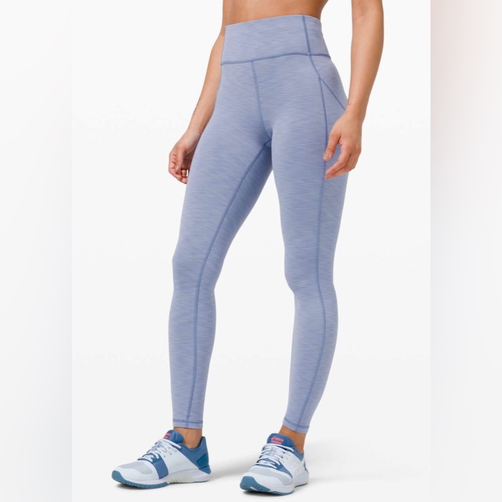 Lululemon Invigorate High Rise Tight 28” in Heathered Water Drop